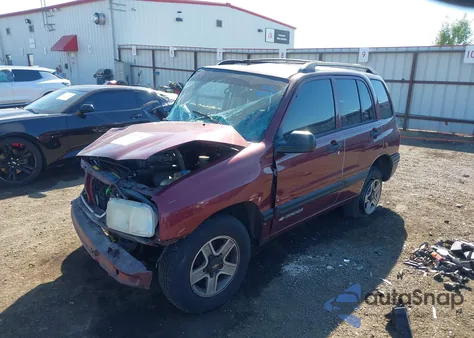 2002 Chevrolet Tracker Hard Top Base from USA, damaged, VIN 2CNBJ13CX26934058